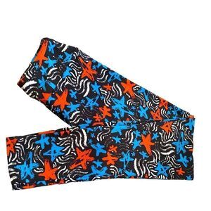 0743 LuLaRoe Stars Squiggles Tween  Girls 8/10/12/14 Butter Soft Leggings New